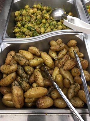 Fingerling Potatoes & Brussels Sprots