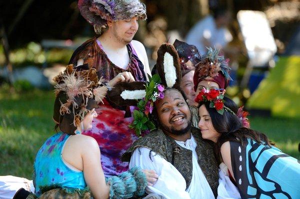 A Midsummer Night's Dream outdoors at the Evergreen Meadow