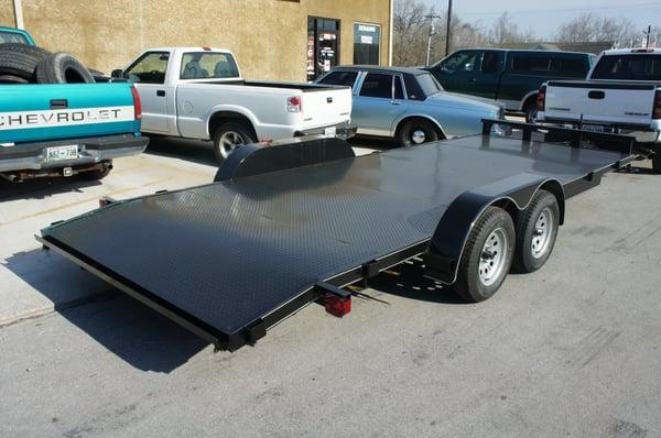 New, steel floor trailers for sale!!   ONE SHOP - ONE STOP!