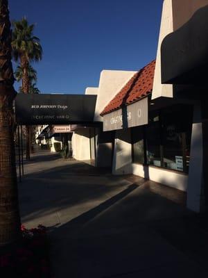 View of the salon from el Paseo