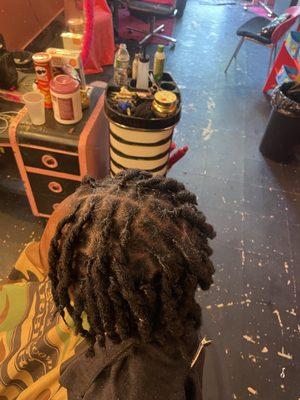 Retwist with 2 strand twist