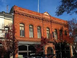 The Saint Helena, I.O.O.F Building in downtown Saint Helena, CA.