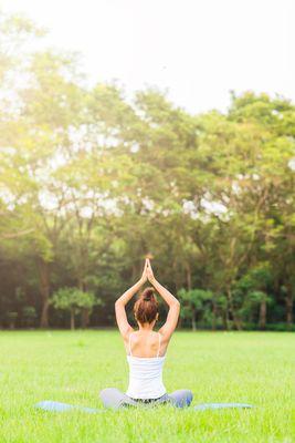 Yoga in Pioneer Park for the summer T, TH, & S 8:30am