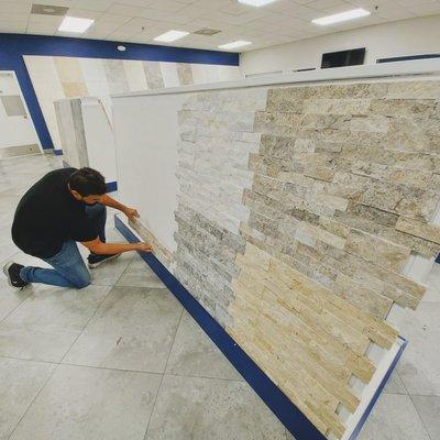 Pass by to check out this great new collection of Ledger Panels at Nova Tile's new showroom