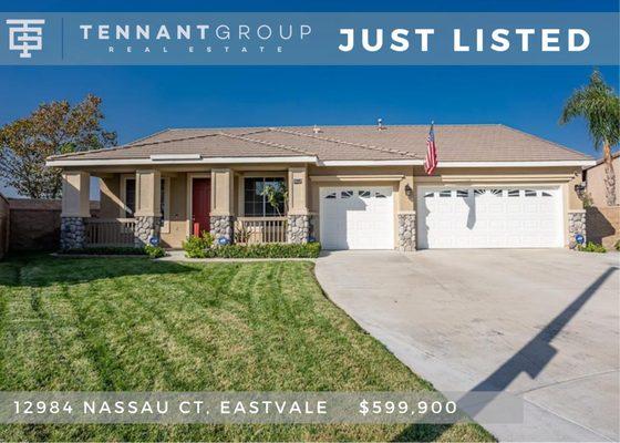 Single Story Eastvale home sold in a few days!