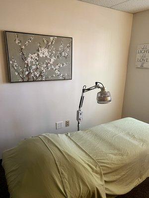 Acupuncture treatment room