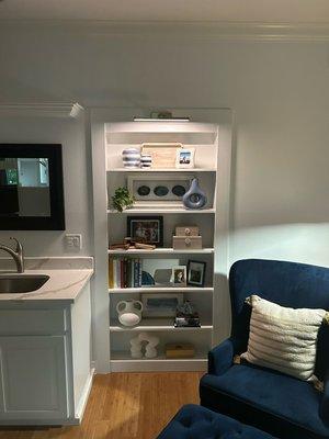 DIY Hidden Bookcase Closed