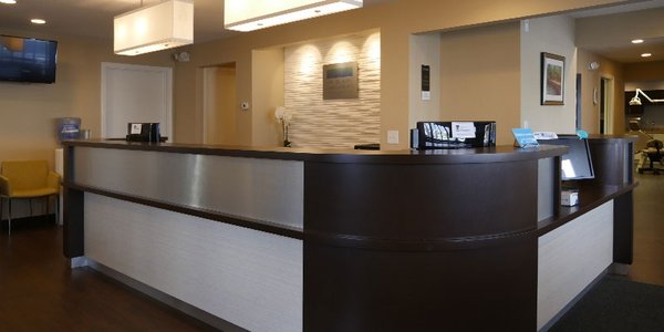 Reception desk