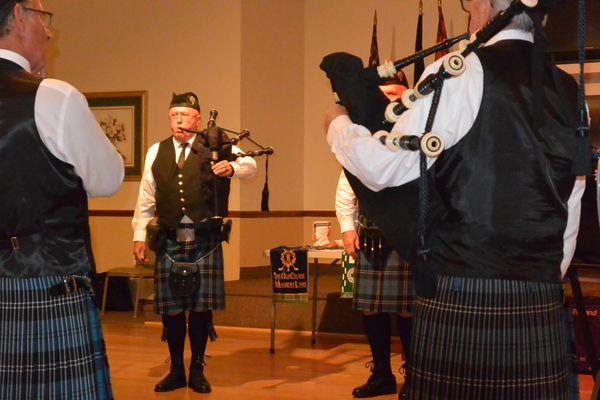 Performing concert with Vero Beach Pipes & Drums.