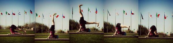 Sarvangasana Cycle. Shoulderstand isn't the easiest of poses but it is one of the most beneficial to practice.