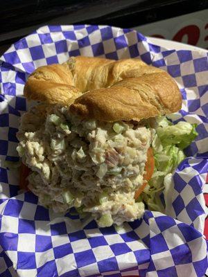 Chicken salad croissant, Philly Buster Food truck, Downtown Tampa