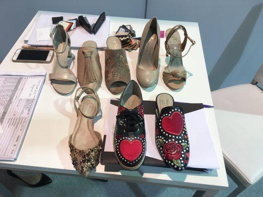 Beautiful shoes from Brazil, made in Brazi, in the Las Vegas - Trade Show 2017.