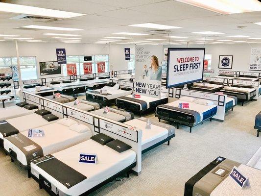 Lodi Sleep First mattress store interior