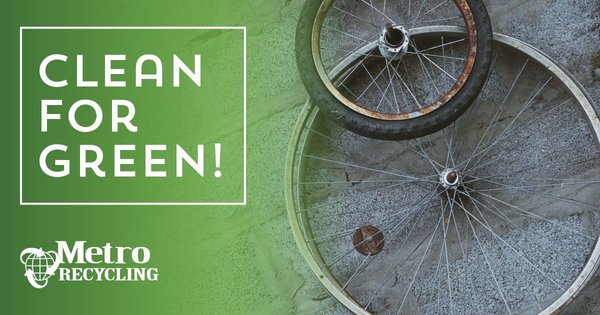 Cleaning out your garage or basement? Bring us your scrap metal and get paid to recycle at Metro Recycling!