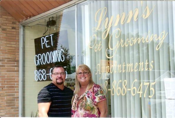 The owners of Lynn's Doggie Spa, Linda Piljac-Laski and Ken Laski.