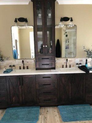 new vanity and plumbing