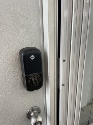 Deadbolt installation