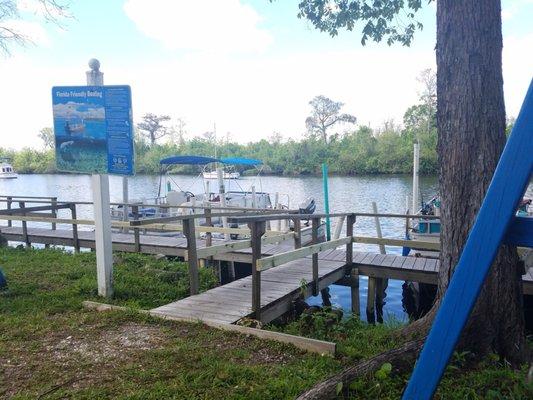 Pier at boat ramp