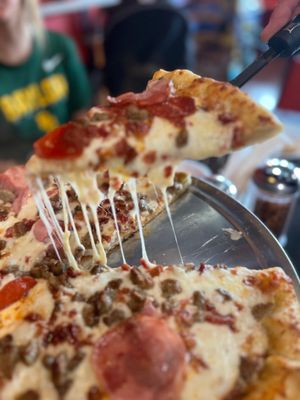 Meat lovers pizza- stampede Pizza