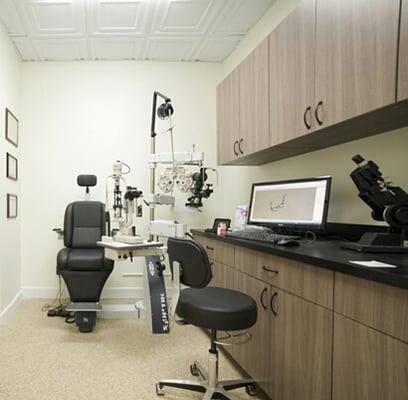 Exam room interior