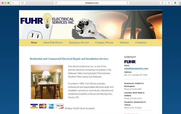 Electrician Website