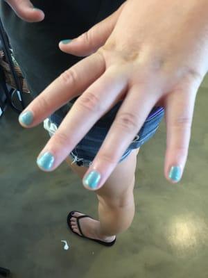 Color changing shellac