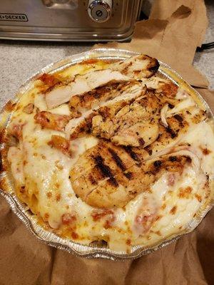 Baked Mostaccioli with Grilled chicken added