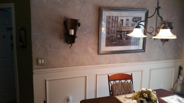 Interior custom decorative painting by Michael Rajic