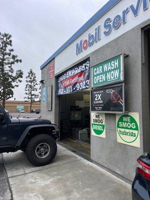 Smog check time.