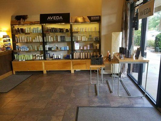 Aveda experience area