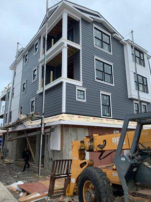 Siding installation!