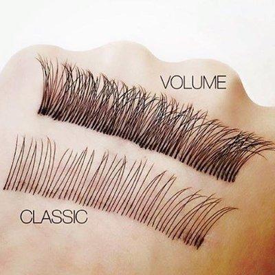 Volume 2D-5D, 1:2, 1:3, 1:4 or 1:5 Classic-single lash 1:1