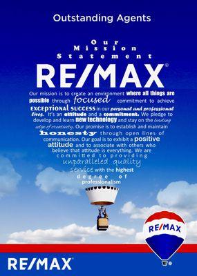 Our RE/MAX Mission Statiement