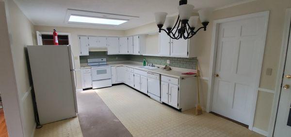 After pic. 1980's kitchen remodel