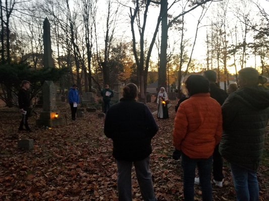 Part of the 2022 cemetery tour