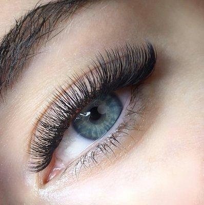 Eyelash extensions
 Medium volume
 Empress`s Secret