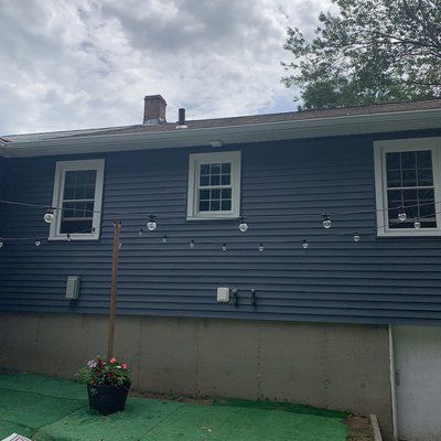 Finished Certainteed Siding and Harvey Windows 
Tewksbury Ma