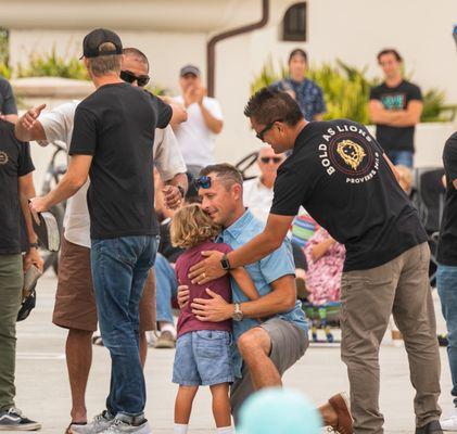 Drive-in church service at the Outlets at San Clemente