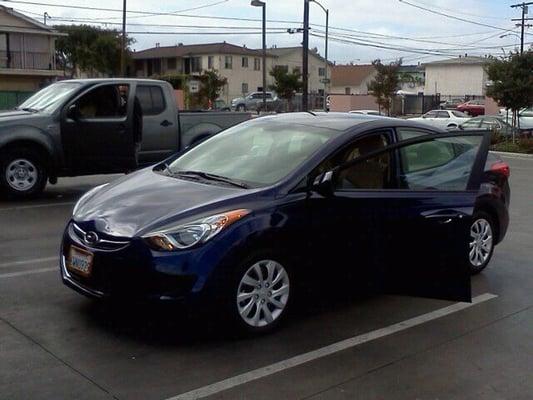 The Blue Knight, clean and ready to roll.