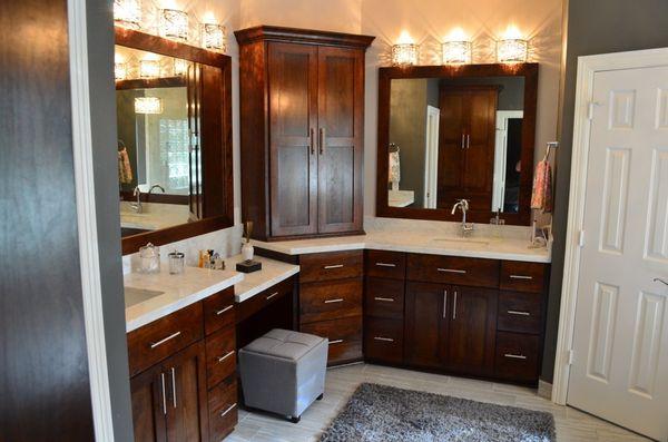 Master bathroom remodel we completed.