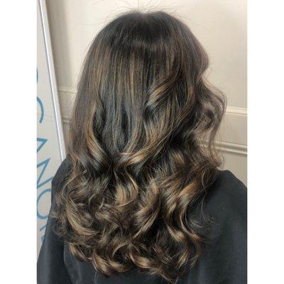 Balayage and haircut by Grace