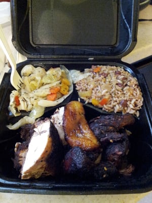 Had been craving jerk chicken for a few days.  I thought I would try this place.  The food was DELICIOUS!!!!