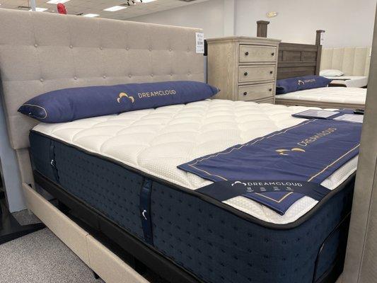 Try before you buy, the #1 Online brand DreamCLoud Mattresses - only at Sweet Dreams!