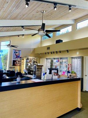 Front desk/reception area