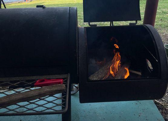 Smoker - Using Wood