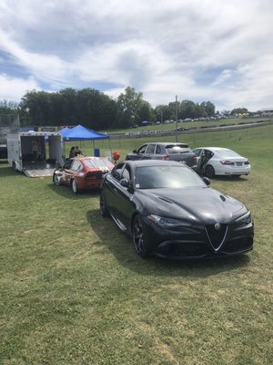 Reina's Alfa Romeo GTV6 and the new QV