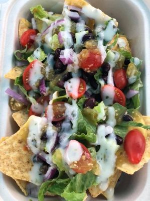 Loaded Vegan Nachos, GF