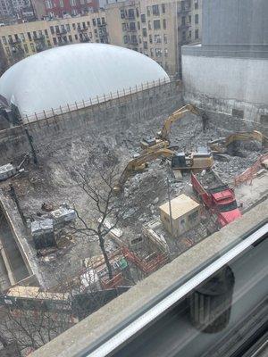 Construction on 90th- constant jackhammering