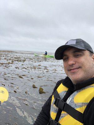 Fun on the kelp and a successful catch