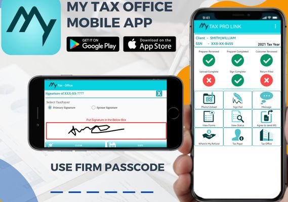 Use the Mobile Tax 
Enter the Firm Passcode
3UA128